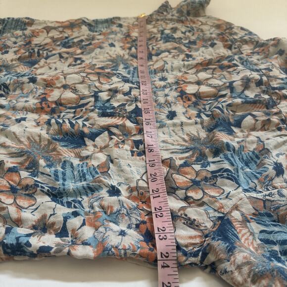 VTG MARGARITAVILLE Hawaiian Shirt Button Up Mens 2XL SILK and LINEN - Picture 8 of 11